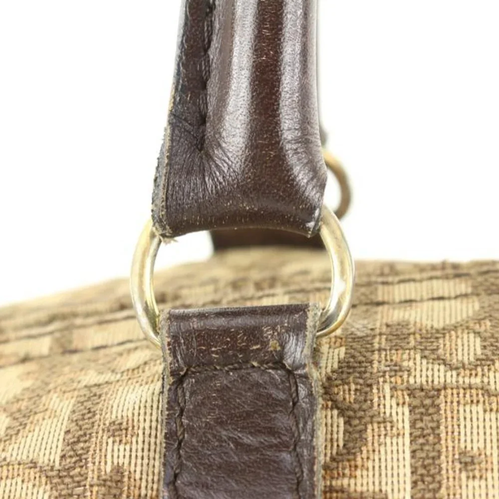 Dior Brown Monogram Trotter Boston Bag 60d628s
